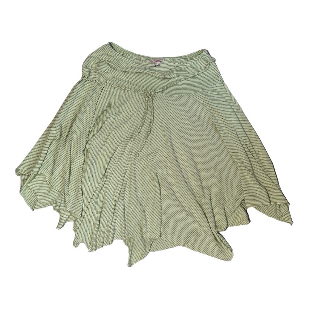 Vintage 90s Y2k Green Joe Benbasset Flowy Skirt